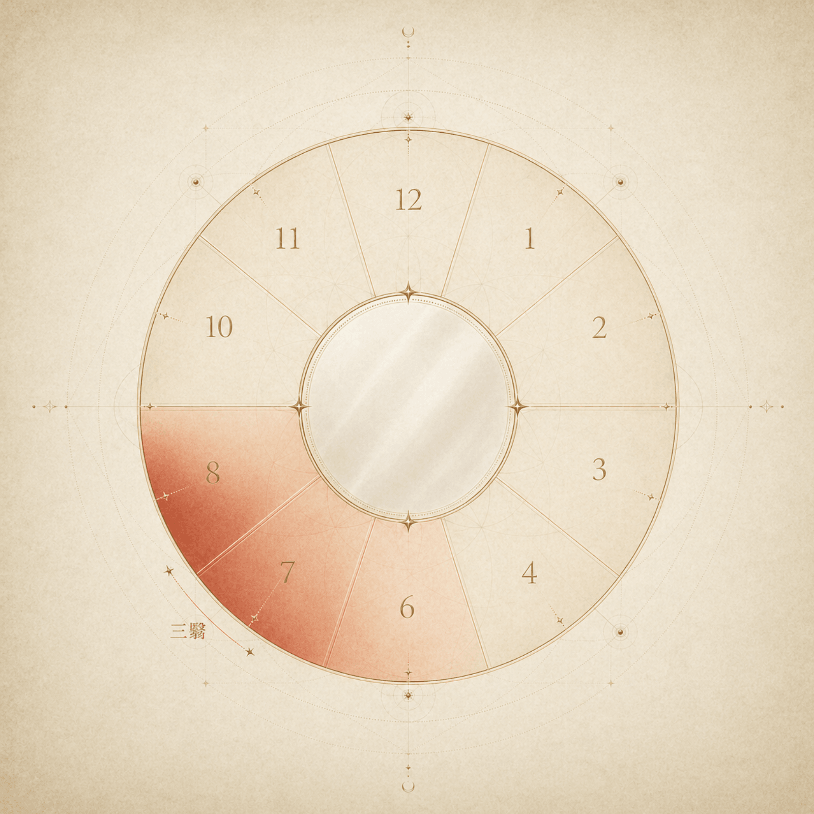 The Twelve Phases — a circular wheel of twelve segments